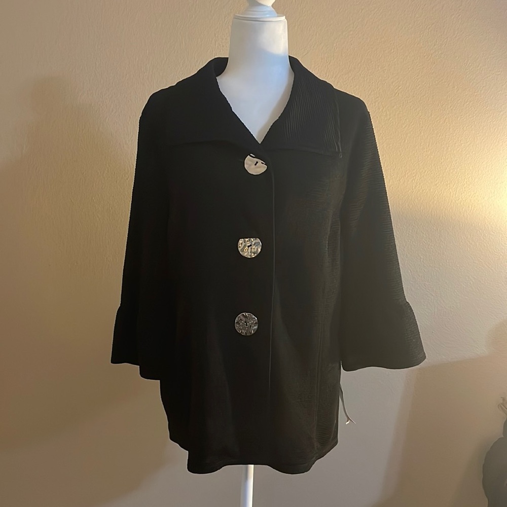 Black Jacket w/ Silver Buttons